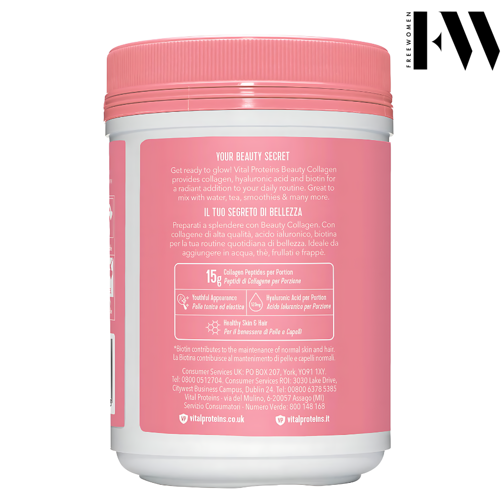 Vital Proteins Beauty Collagen, Strawberry Lemon - 271 grams