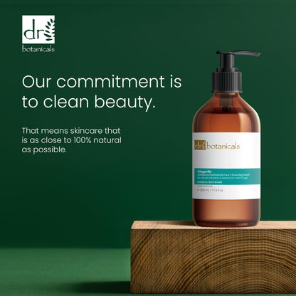 Dr Botanicals Gingerlily Hand & Face Cleansing Wash 500ml Twin Value Savings Pack