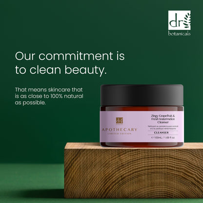 Dr Botanicals Zingy Grapefruit & Fresh Watermelon Cleanser 100ml Twin Value Savings Pack